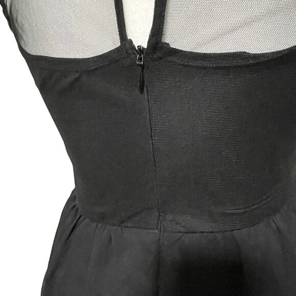 Sequin Mini Party Little Black Dress Chiffon Prom Dress Juniors Size 1 - Picture 7 of 16